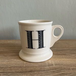 Anthropologie Monogram Mug - H